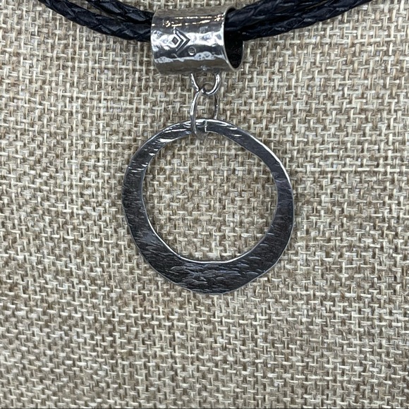 SILPADA Leather & Sterling Silver Necklace N1499 - Picture 5 of 9